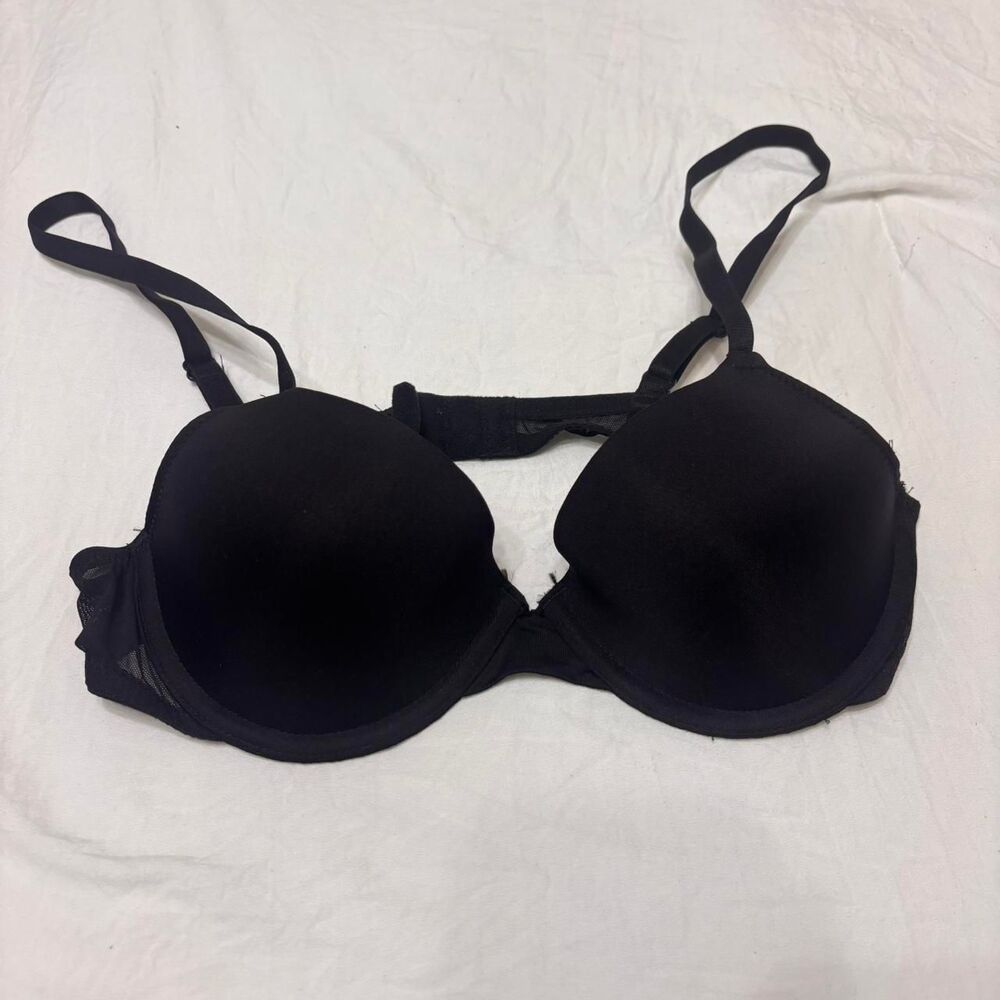 BOUTIQUE Push Up Everyday Medium Cupped Casual Intimate Women's Black Bra